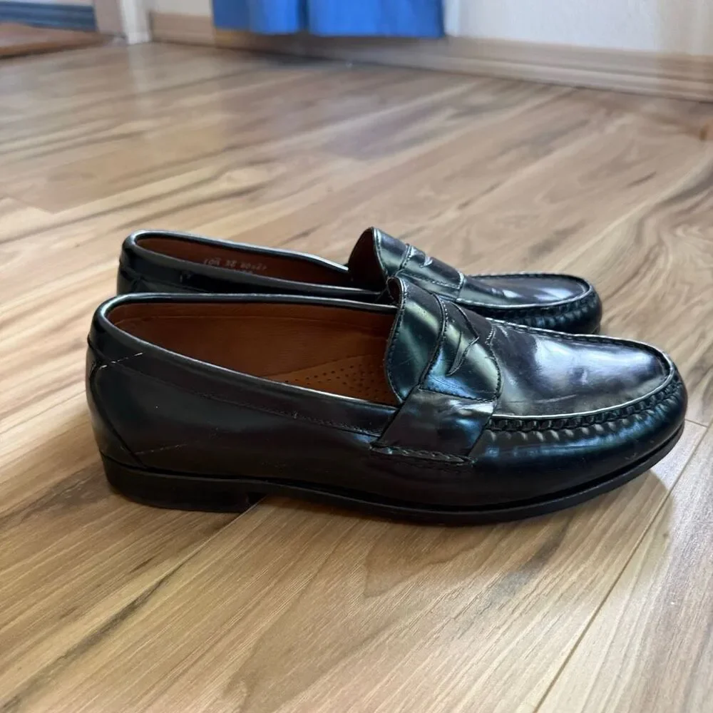 Allen Edmonds Men's Walden Penny Loafers Black 10.5 EEE USA